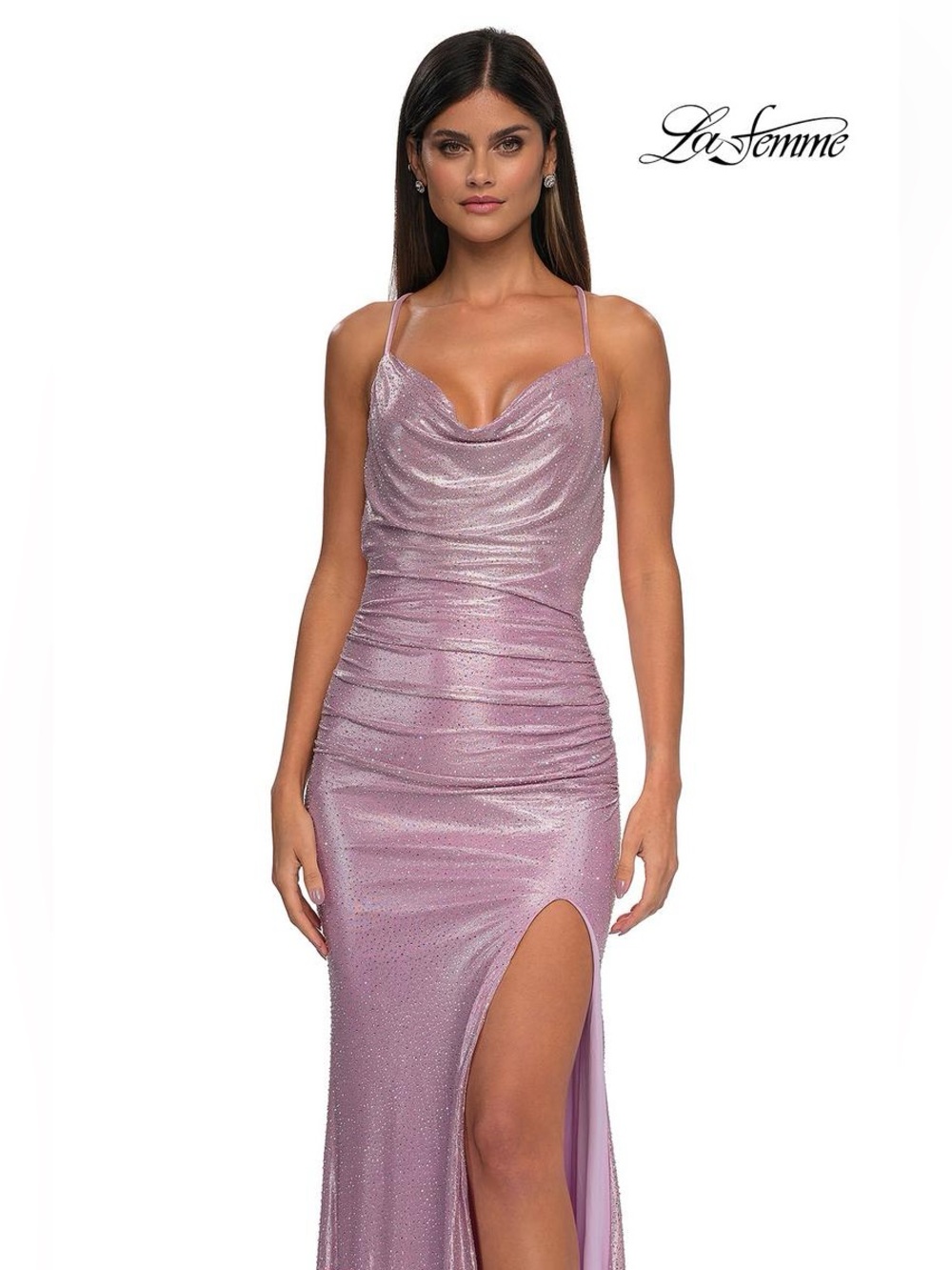 La Femme 32835 light pink size 2 NWT brand new never worn or altered before!